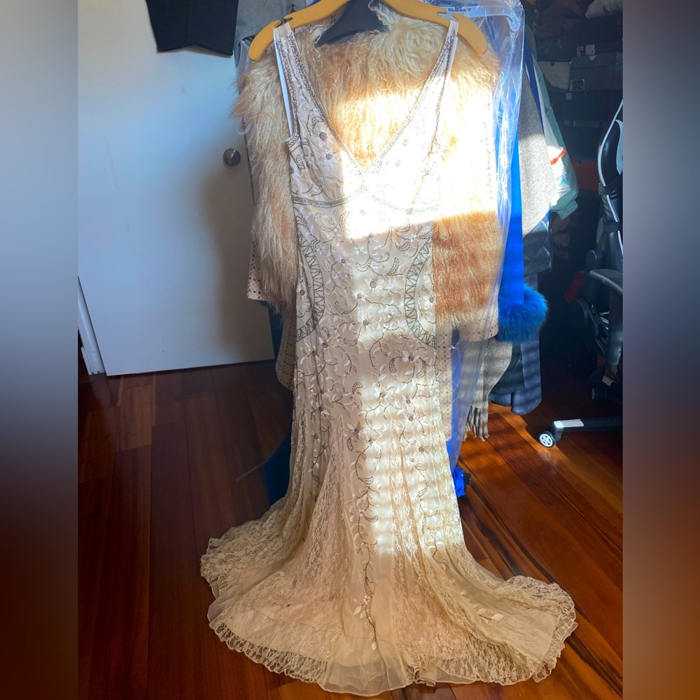 Beaded mermaid gown
